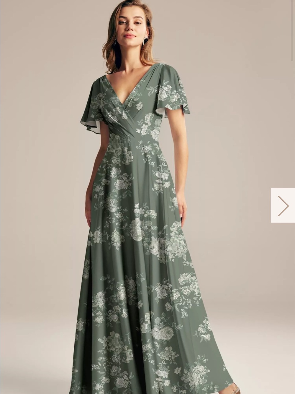 AW Bridal-AW FURST DRESS - Sage Green